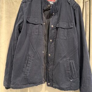 Men's Black Military Field Jacket